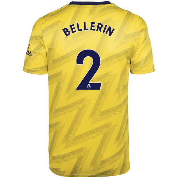 Camiseta Arsenal NO.2 Bellerin Replica Segunda Ropa 2019/20 Amarillo